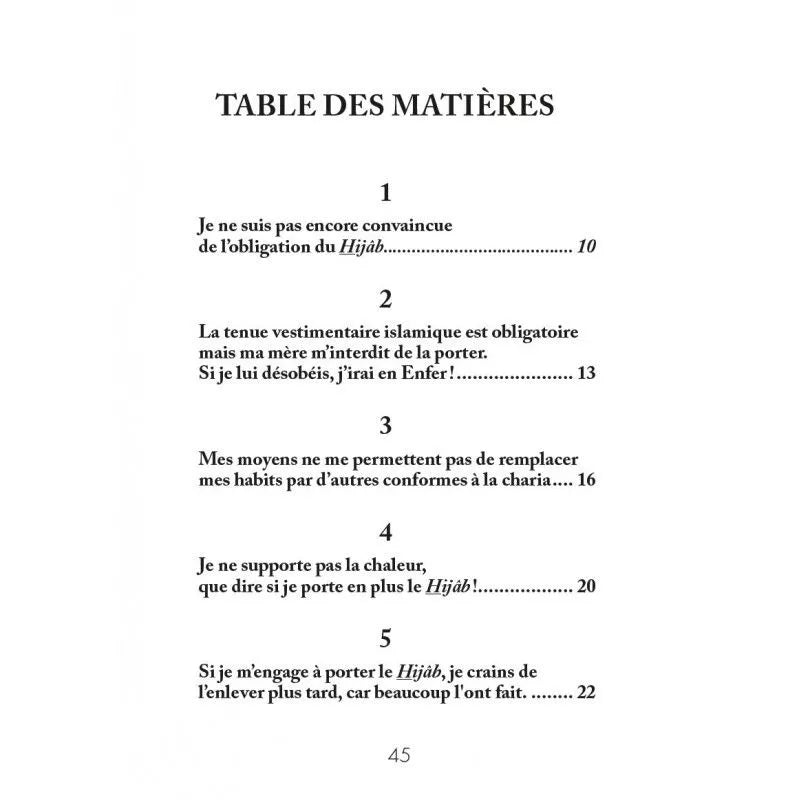 10 prétextes pour ne pas porter le Hijâb - Huwayda Ismail - al-hadith