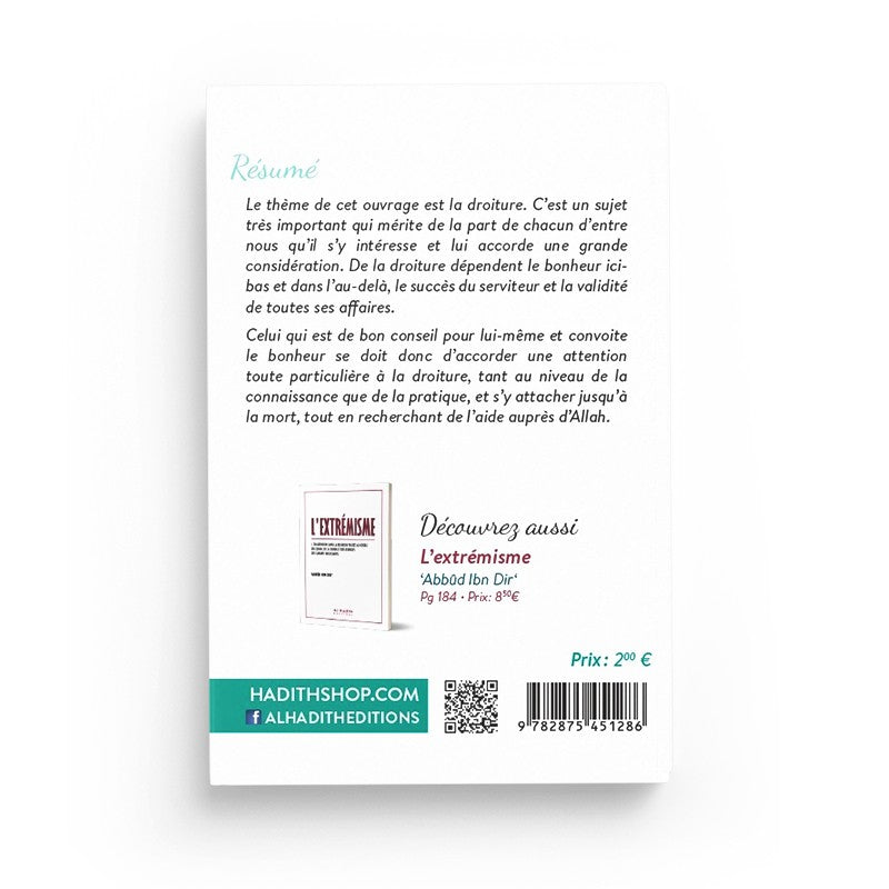 10 règles dans la droiture - 'ABD AL-RAZZÂQ AL-BADR - éditon al hadith