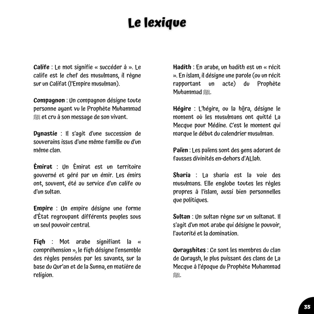 La petite histoire de l'Islam - Sarrazins Junior