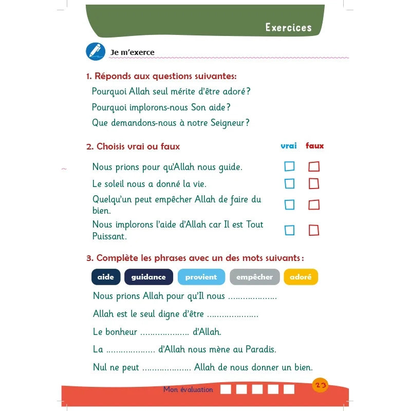 Arc-en-ciel - Manuel d'enseignement des bases de l'islam - Volume 2 - al Hadith