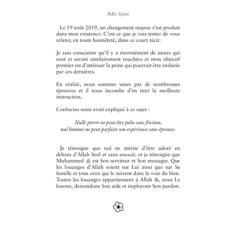 Mon Bébé parti trop tôt - Belkiz Taylan - Al Imam