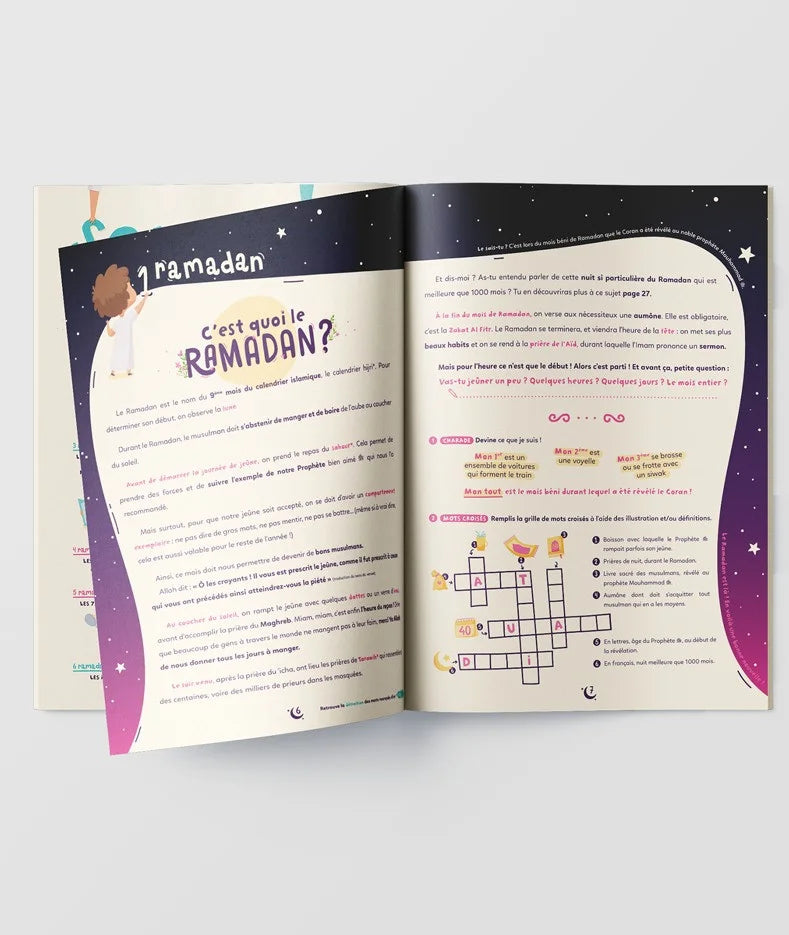 Mon cahier d'activités du ramadan - dès 6 ans - DeeniLearn AL FIL MAKTABA