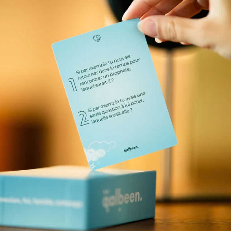 Jeu de cartes TAFKIDS : Conversations pour le cœur et l'esprit pour parents et enfants - Édition Qalbeen (7 ans et +) AL FIL MAKTABA
