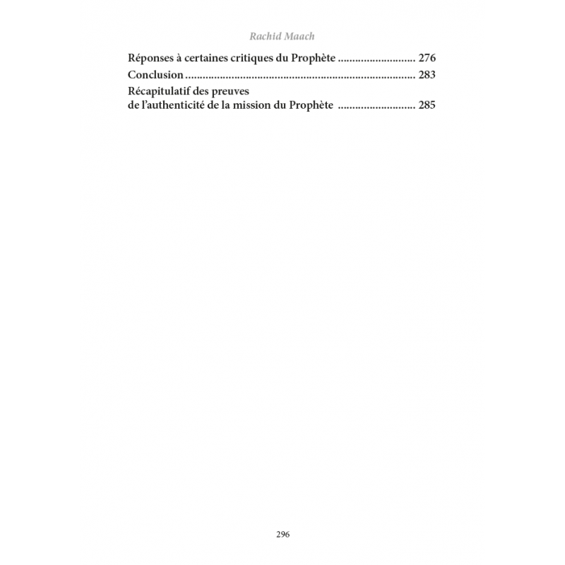 Muhammad est le prophète de Dieu : 100 preuves irréfutables - Rachid Maach - al Hadith Al Fil Maktaba