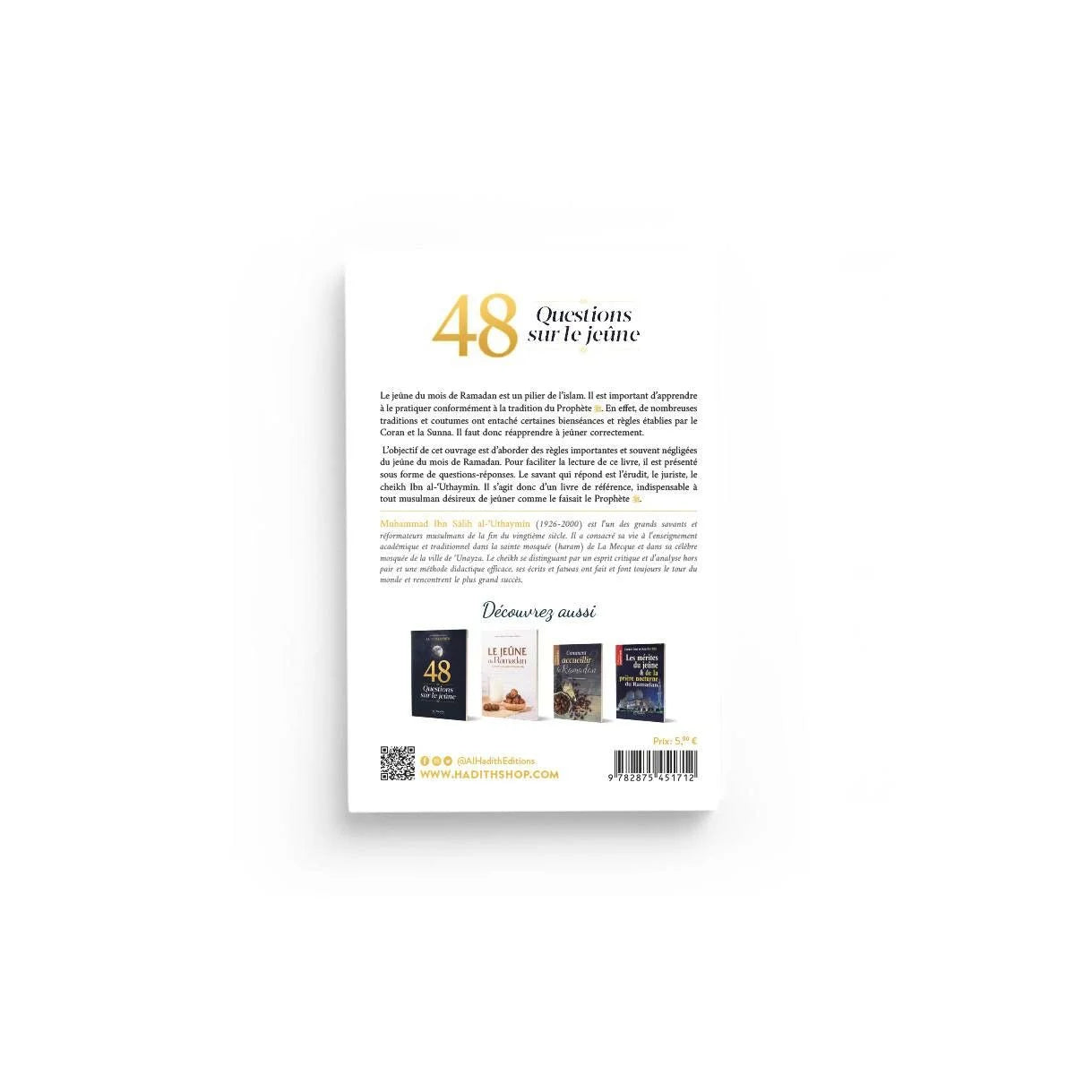 48 questions sur le jeûne - al Uthaymin - Al hadith AL FIL MAKTABA