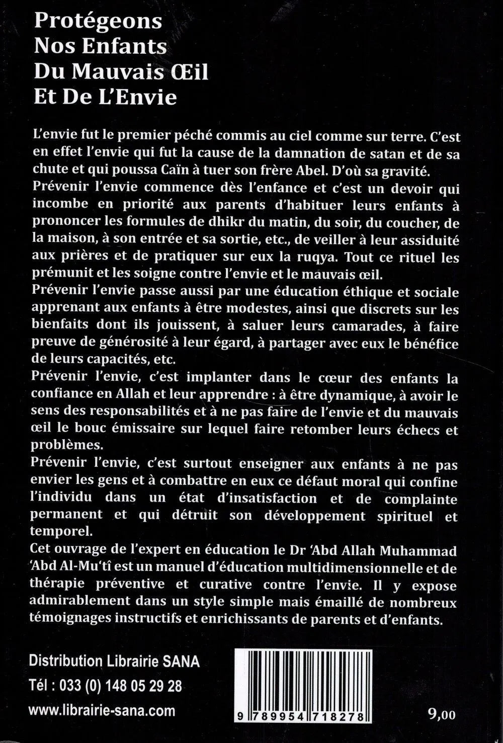 Protégeons nos enfants de l'envie et du mauvais œil - Dr AbdAllah Abd Al-mu'ti - Al Madina AL FIL MAKTABA