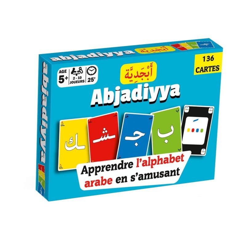 Jeu de cartes « Abjadiyya » - Apprendre l'alphabet arabe en s'amusant - Osratouna AL FIL MAKTABA