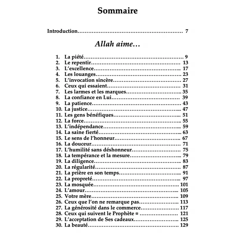 Allah aime… 30 moyens de gagner l'amour d'Allah - Omar Suleiman - MuslimCity
