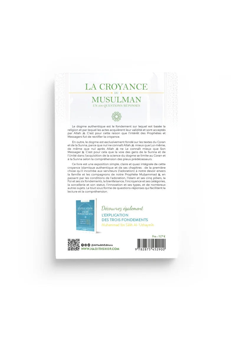 La Croyance du Musulman - En 200 Questions-Réponses - Hafîz Al-Hakamî AL FIL MAKTABA