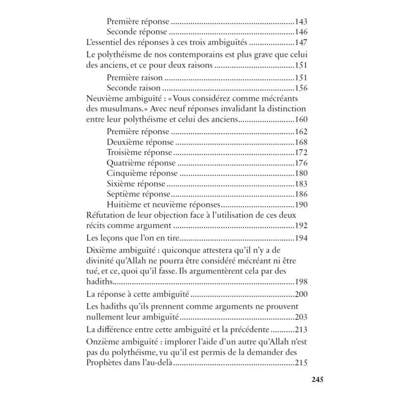 Explication de kashf ash-shoubouhat - Mohammed Ibn Ibrâhîm Ash-Shaykh - Al Bayyinah