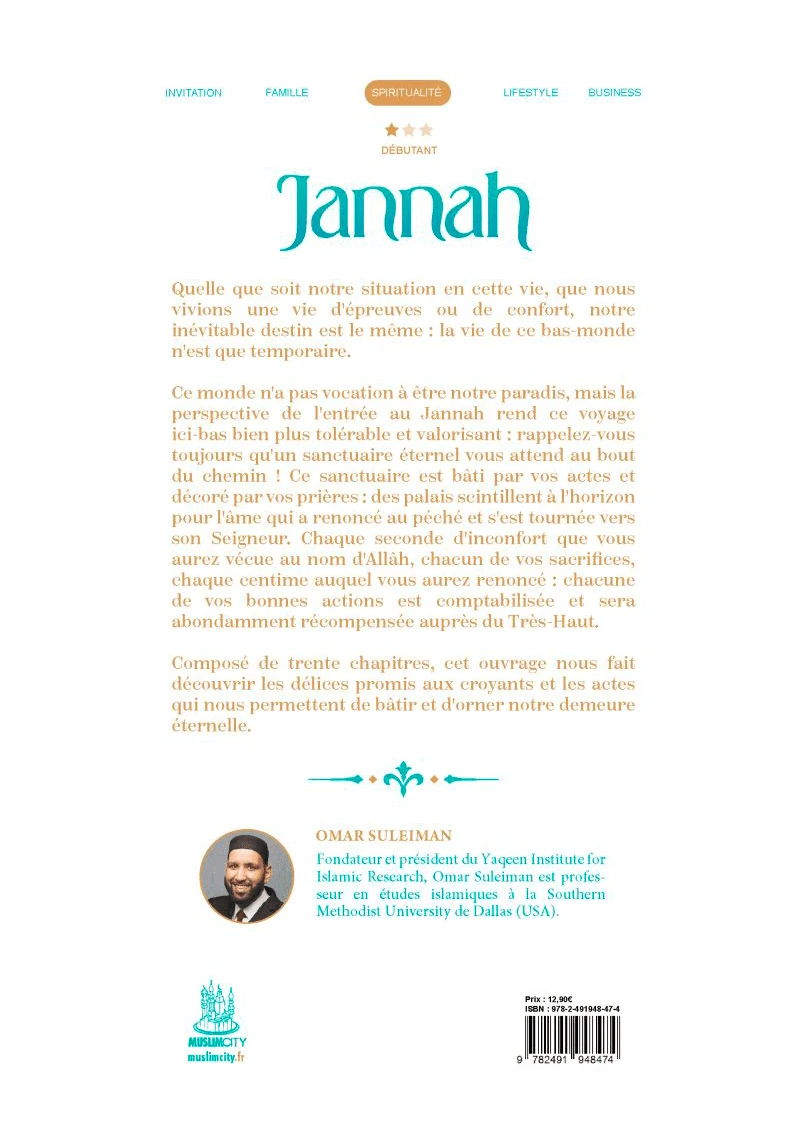 Jannah : 30 aperçus des délices du Paradis - Omar Suleiman - MuslimCity