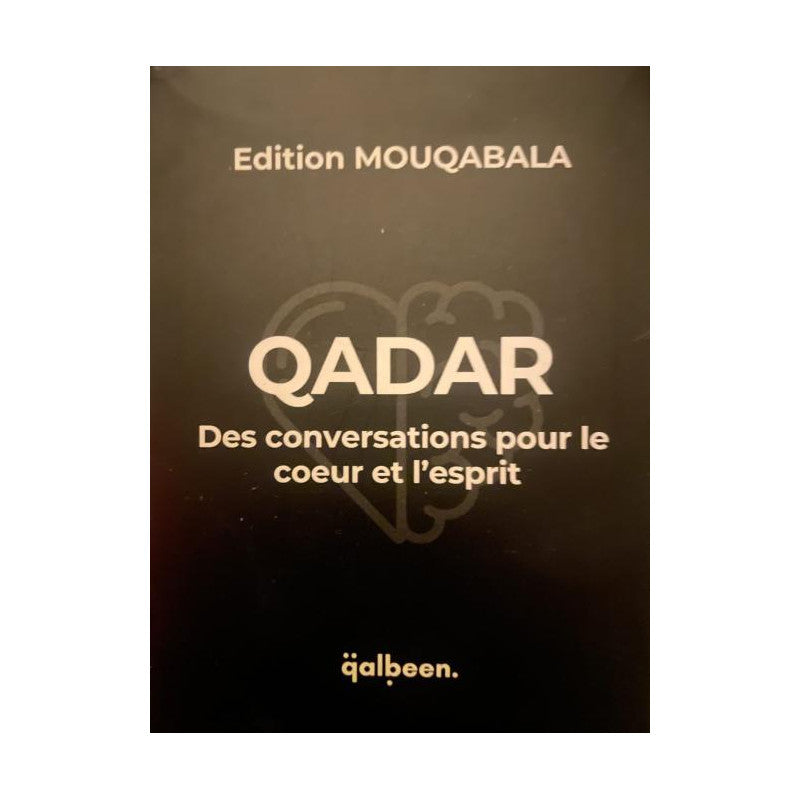 Jeu de cartes Qadar : Conversations Pré-mariage (Mouqabala) pour futurs époux - Édition Qalbeen