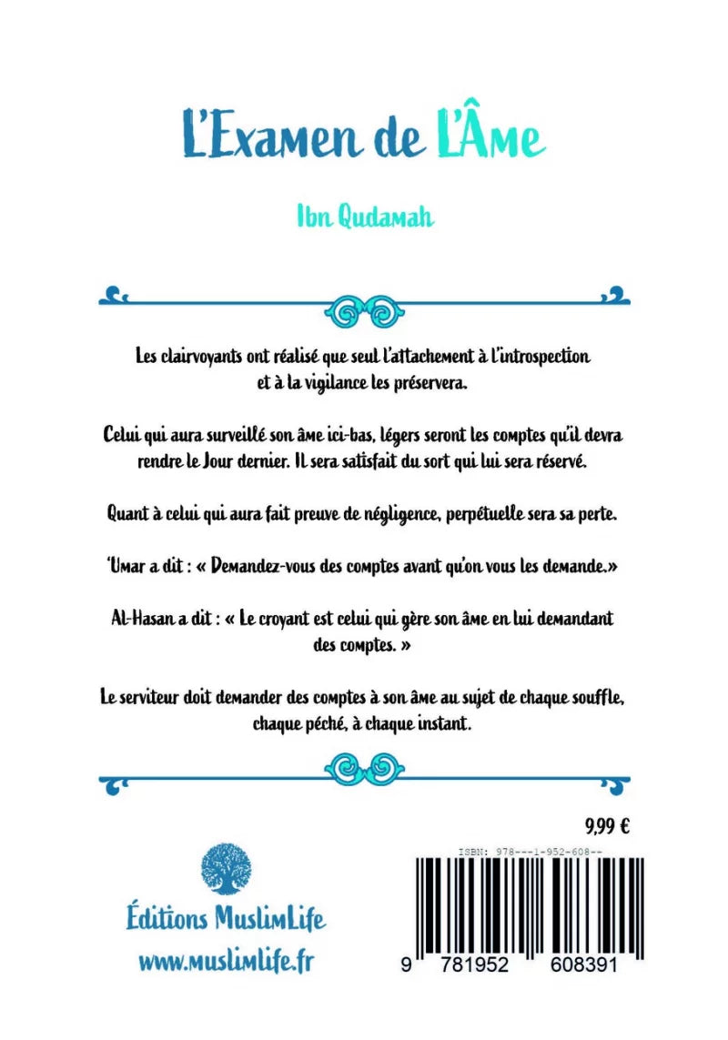L'examen de l'âme - Ibn Qudamah - MuslimLife AL FIL MAKTABA