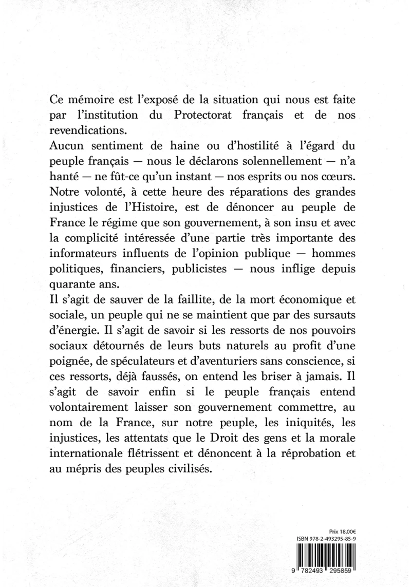 La Tunisie martyre - 'Abd al-'Aziz al-Tha'âlibî - Héritage AL FIL MAKTABA