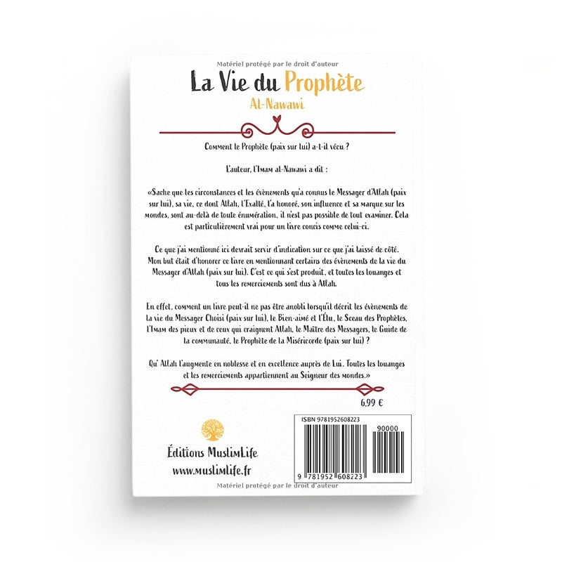 La vie du Prophète - Nawawi - MuslimLife AL FIL MAKTABA