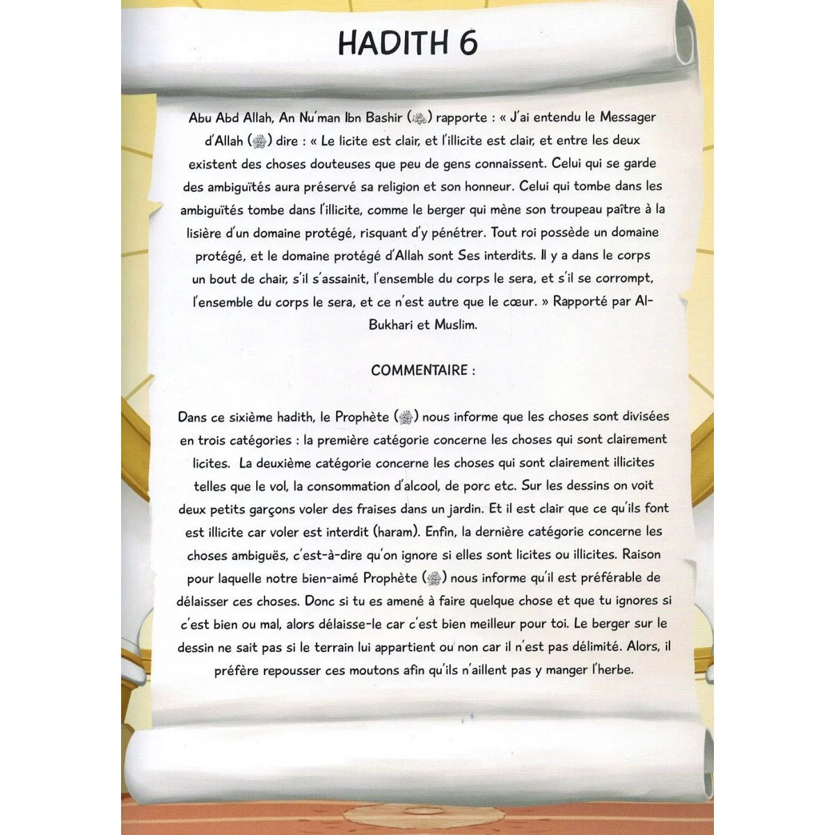 Les 40 Hadiths An-Nawawi - Illustré et commenté pour les Enfants (Arabe/Français) - Muslimkid