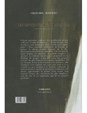 Les sentences d'Ibn Taymiyya - Renaud Kingler - Sarrazins AL FIL MAKTABA