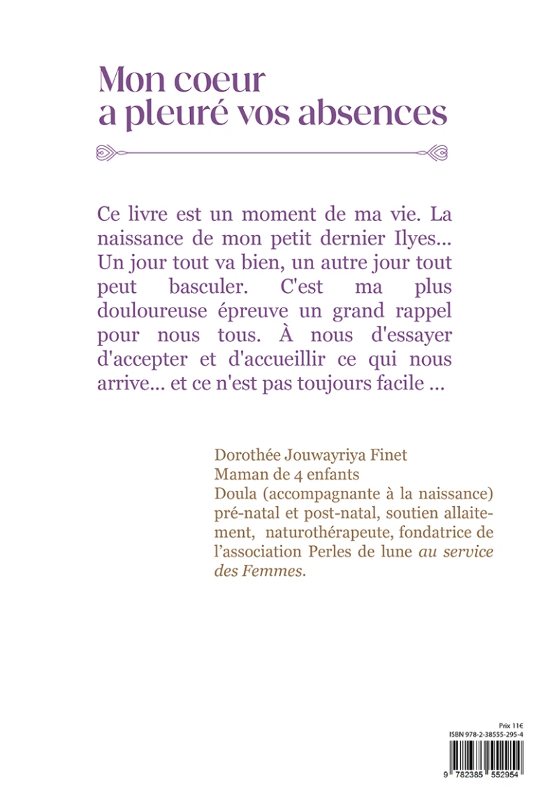 Mon coeur a pleuré vos absences - Dorothée Jouwayriya Finet - Oumilune