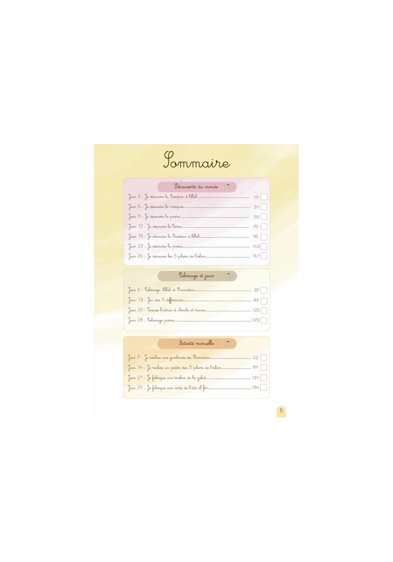 Mon tout premier cahier d'activités Montessori du Ramadan avec Bébé Ali - 2-5 ans