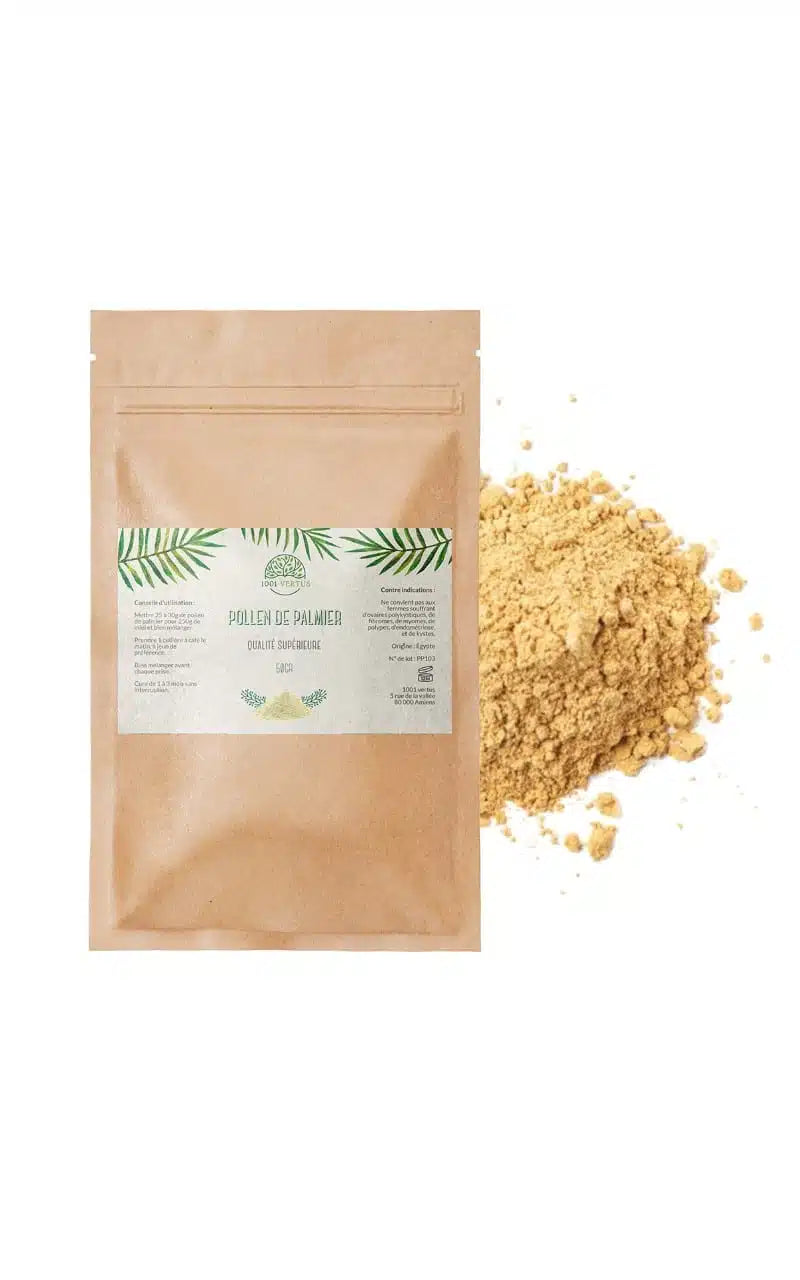 Pollen de palmier – 50g – Spécial fertilité AL FIL MAKTABA