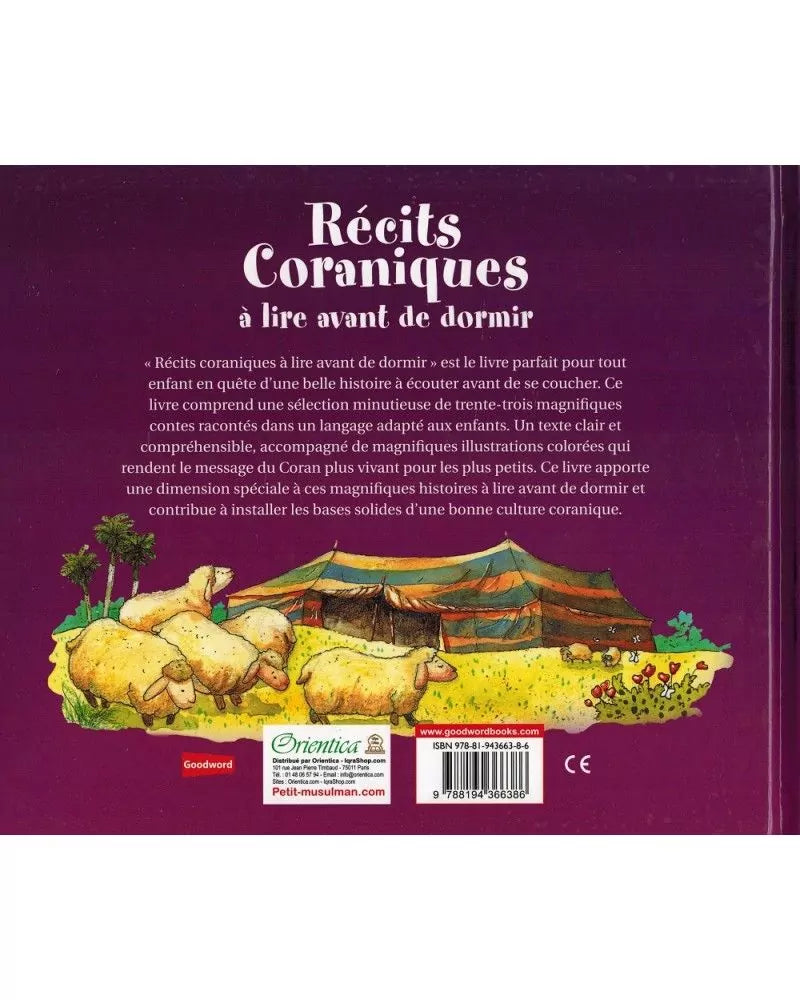 Récits Coraniques à lire avant de dormir - Saniyasnain Khan - Goodword (Orientica)