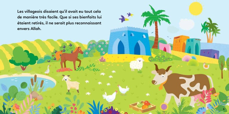 L'histoire du prophète Ayyoûb (Livre avec pages cartonnées)