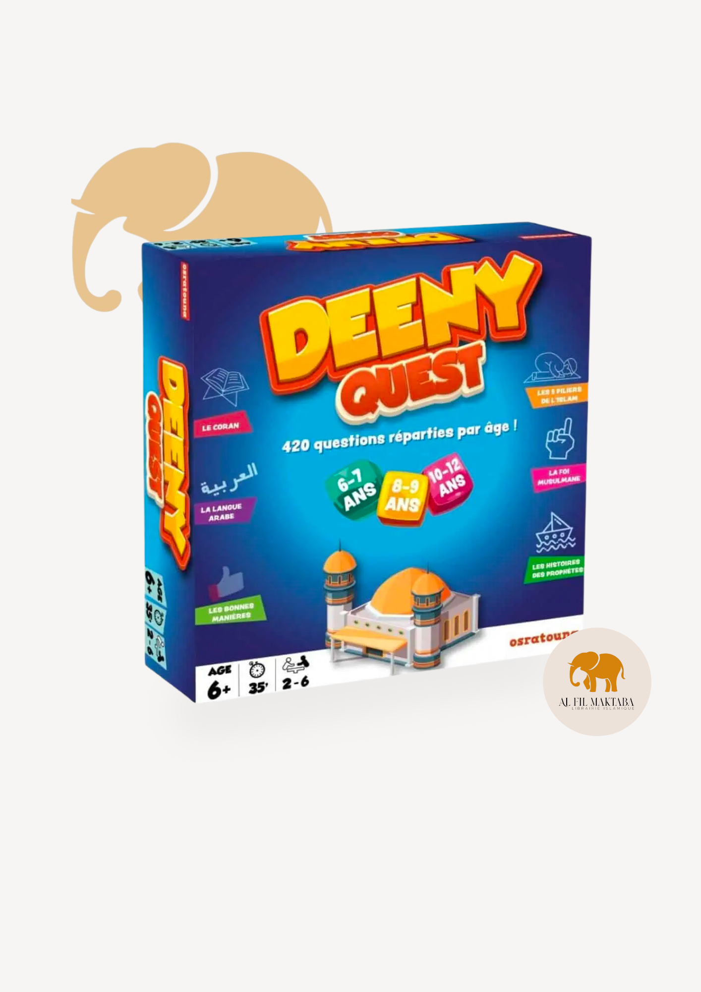 DEENY QUEST 420 questions réparties par âge! Osratouna AL FIL MAKTABA