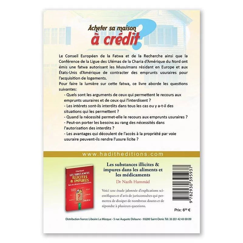 Acheter sa maison à crédit ? - Dr Salâh al-Sâwî - al-Hadith AL FIL MAKTABA