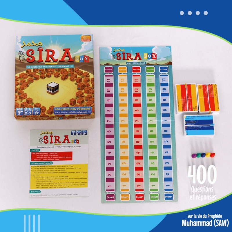 Sira Box - Jeu de société sur la vie du Prophète Muhammad (SAW) AL FIL MAKTABA