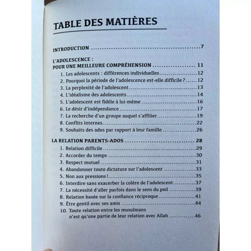 Les Ados - Les comprendre pour mieux les orienter - Dr 'Abd al-Karîm Bakkâr - Editions Al-Hadîth
