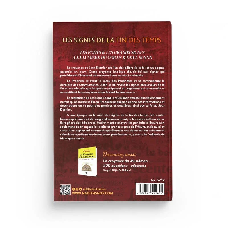 Les signes de la fin des temps - dr Yûsuf al-Wâbil - éditions al-Hadîth