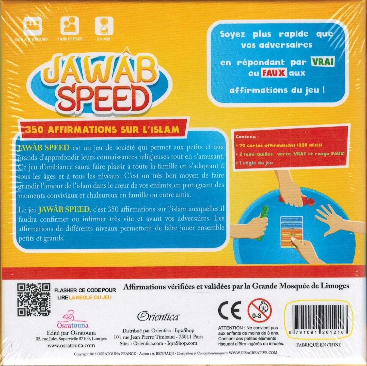 Jawab Speed - Attrapez vite, répondez juste (jeu de société)