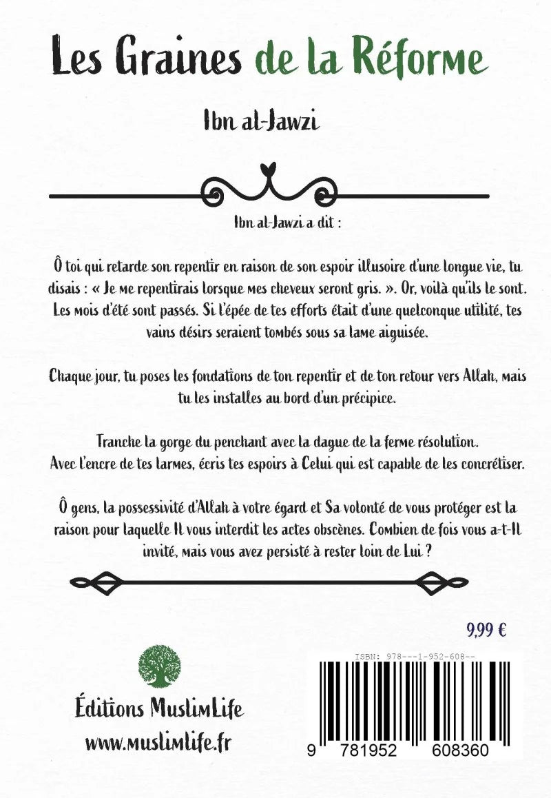 Les graines de la réforme - Ibn Al-Jawzi - MuslimLife LIV-5793