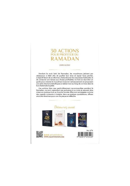 30 actions pour profiter du ramadan - Umm Alyah - al-hadîth