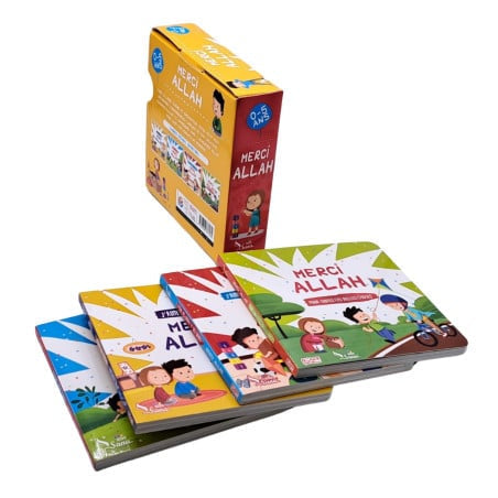 Merci Allah : Pack Collection – Quatre livres d’éveil spirituel pour enfants (0-5 ans) Al Fil Maktaba