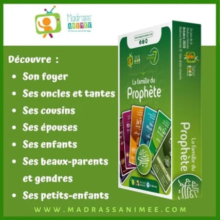 Jeu des 7 familles - La famille du Prophète - Madrassanimée Al Fil Maktaba