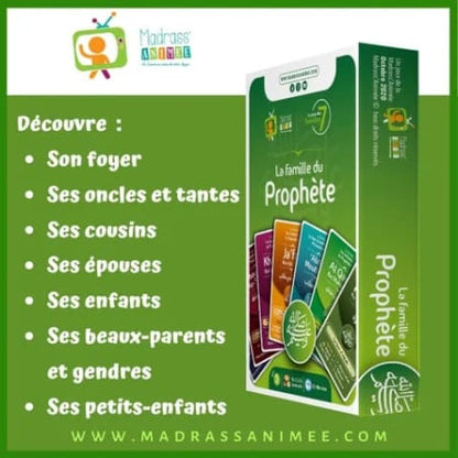 Jeu des 7 familles - La famille du Prophète - Madrassanimée Al Fil Maktaba