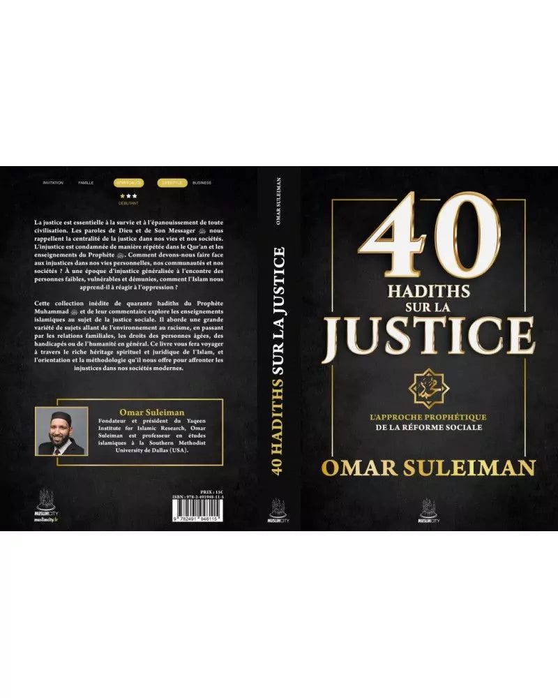 40 hadiths sur la justice - Omar Suleiman - MuslimCity
