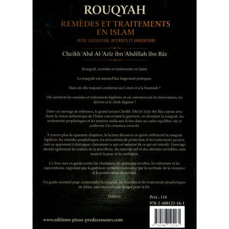 Rouqyah – Remèdes et traitements en Islam (Entre législation, interdits et innovations) Al Fil Maktaba