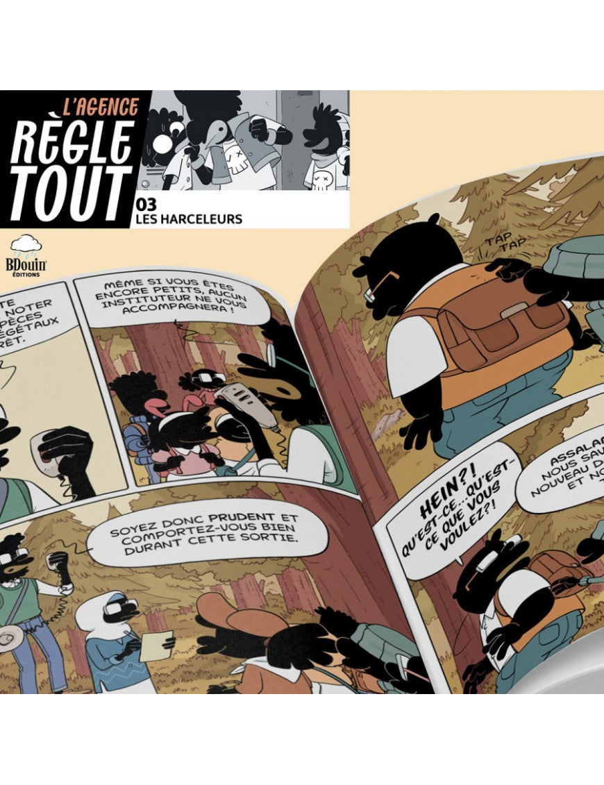 Agence règle tout, les harceleurs - Tome 3 - BDouin - Muslim Show Al Fil Maktaba