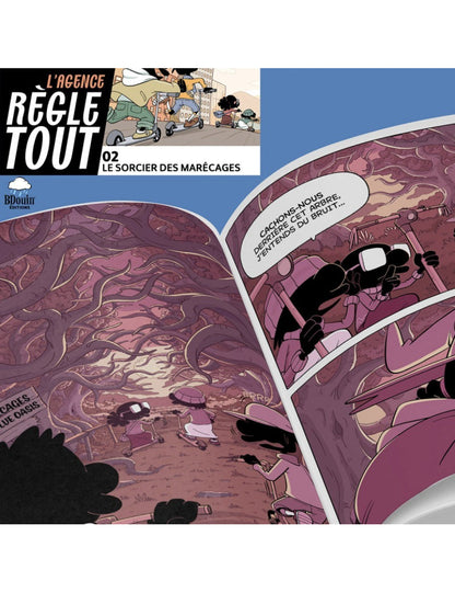 Agence règle tout, le sorcier des marécages - Tome 2 - BDouin - Muslim Show Al Fil Maktaba