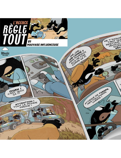 Agence règle tout, mauvaise influence - Tome 1 - BDouin - Muslim Show Al Fil Maktaba