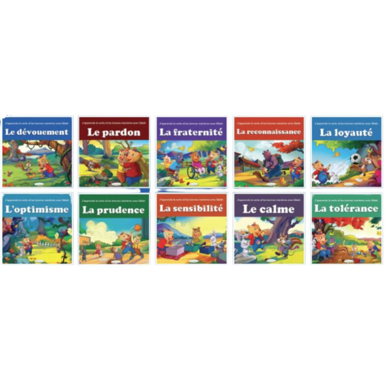 Pack N°2 de 10 livres : J'apprends la vertu et les bonnes manières avec Sâlah - Edition Orientica Al Fil Maktaba