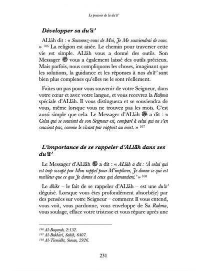 Le pouvoir de la du'a - Aliyah Umm Raiyaan - Anissa éditions Al Fil Maktaba