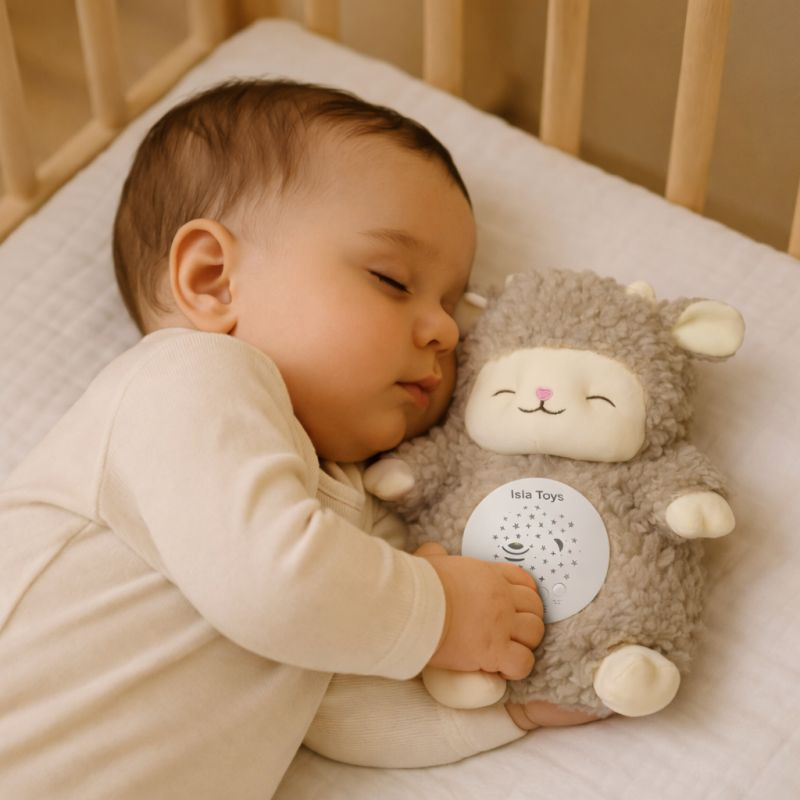 Doudou Kabchi Mouton Marron - Veilleuse Coranique Avec Détecteur De Pleurs - Jouet Islatoys