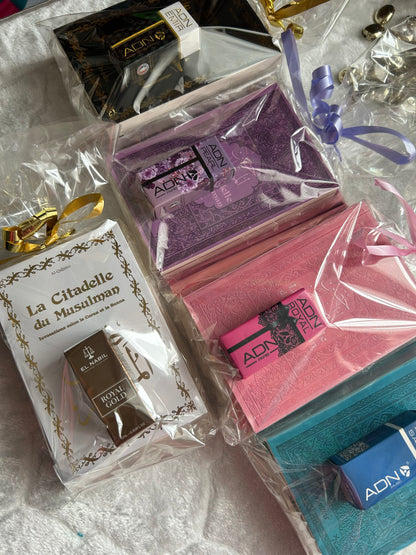 Box à offrir ( petits livre et musc )