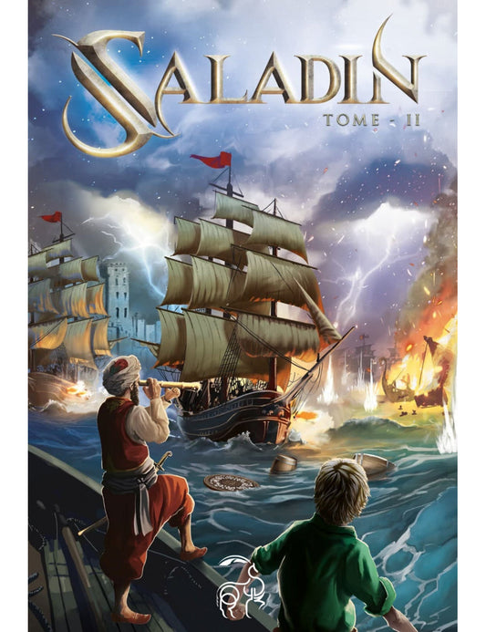 Saladin - Tome 2 - Remonter le Temps, rencontrer l’Histoire - Lyess Chacal - Oryms AL FIL MAKTABA