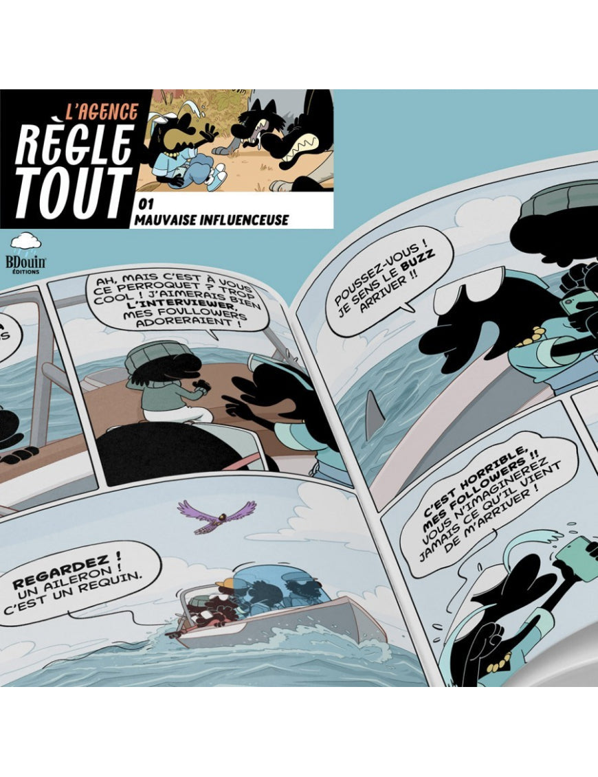 Agence règle tout, mauvaise influence - Tome 1 - BDouin - Muslim Show Al Fil Maktaba