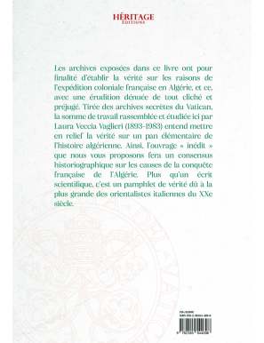 Les archives secretes du Vatican sur la conquête de l'Algérie - Laura Veccia Vaglieri - Héritage Al Fil Maktaba