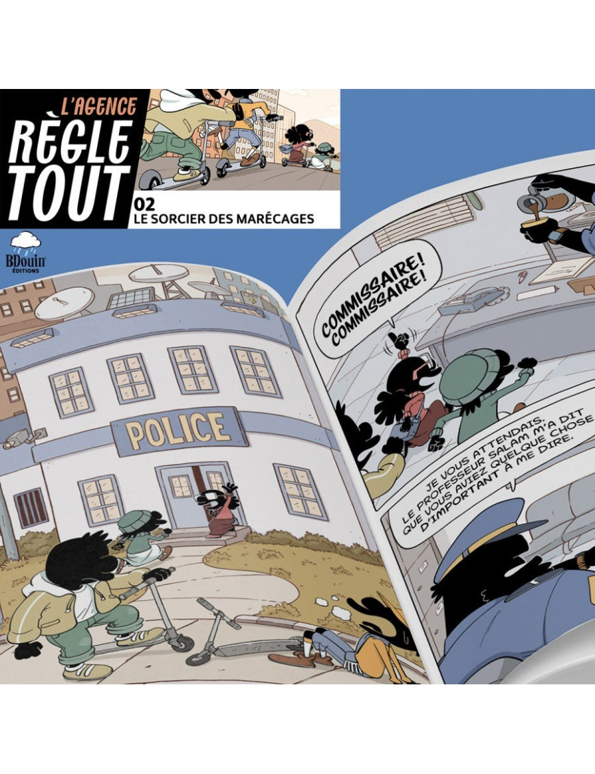 Agence règle tout, le sorcier des marécages - Tome 2 - BDouin - Muslim Show Al Fil Maktaba